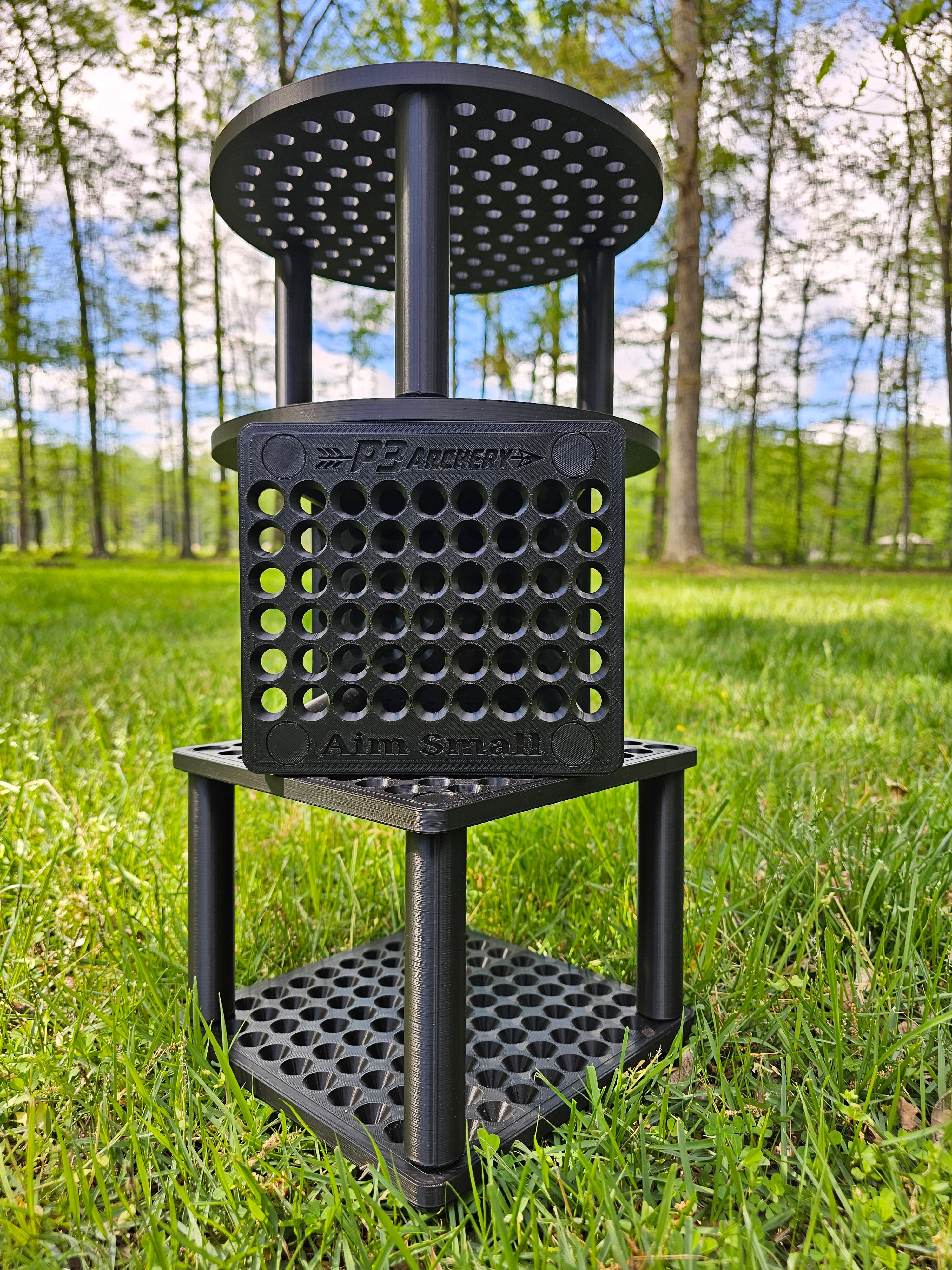 Round Arrow Storage Holder – 120 Capacity, 3D Printed in the USA