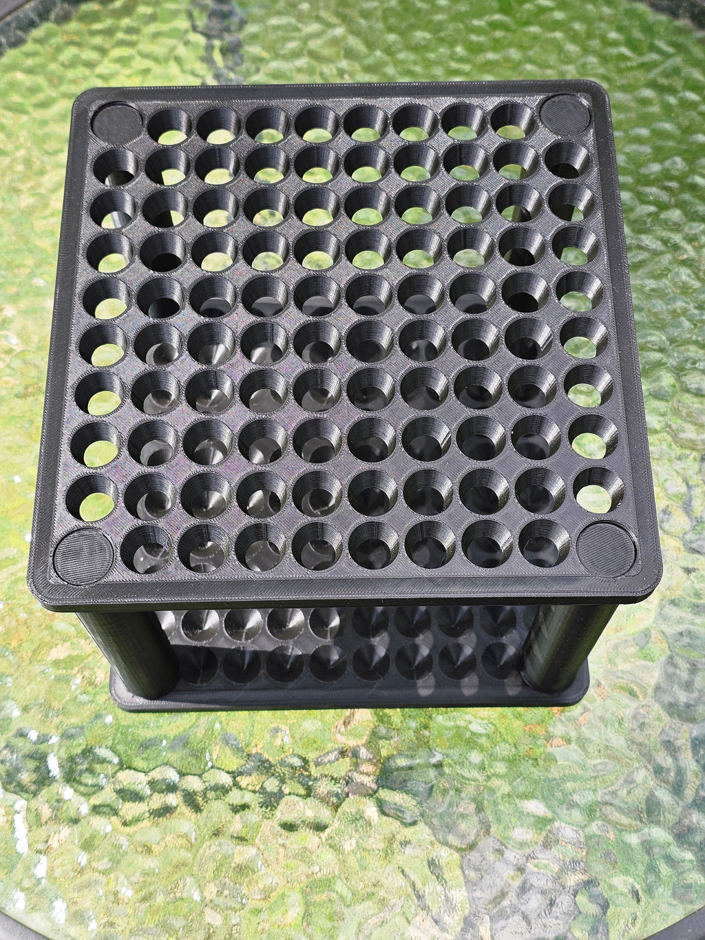 Square Arrow Storage Holder – 96 Capacity, 3D Printed in USA