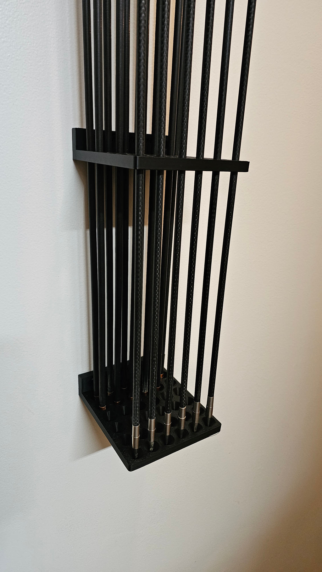 Wall Arrow Holder – 36 Capacity, Includes Mounting Hardware, 3D Printed in USA